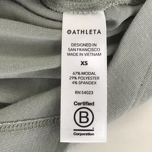 Athleta Cloudlight Restore Tank Women’s XS Gray Asymmetrical Hem Stretch Active - Picture 9 of 10